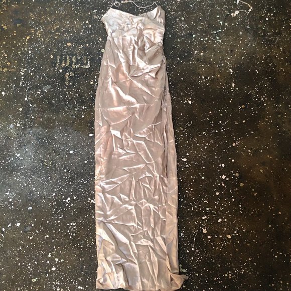 The Sei X REVOLVE Strappy Gathered Gown Champagne - Picture 6 of 6